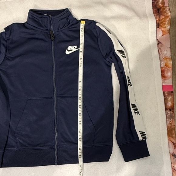 Nike Navy Tracksuit with Logo Stripes - Picture 3 of 12